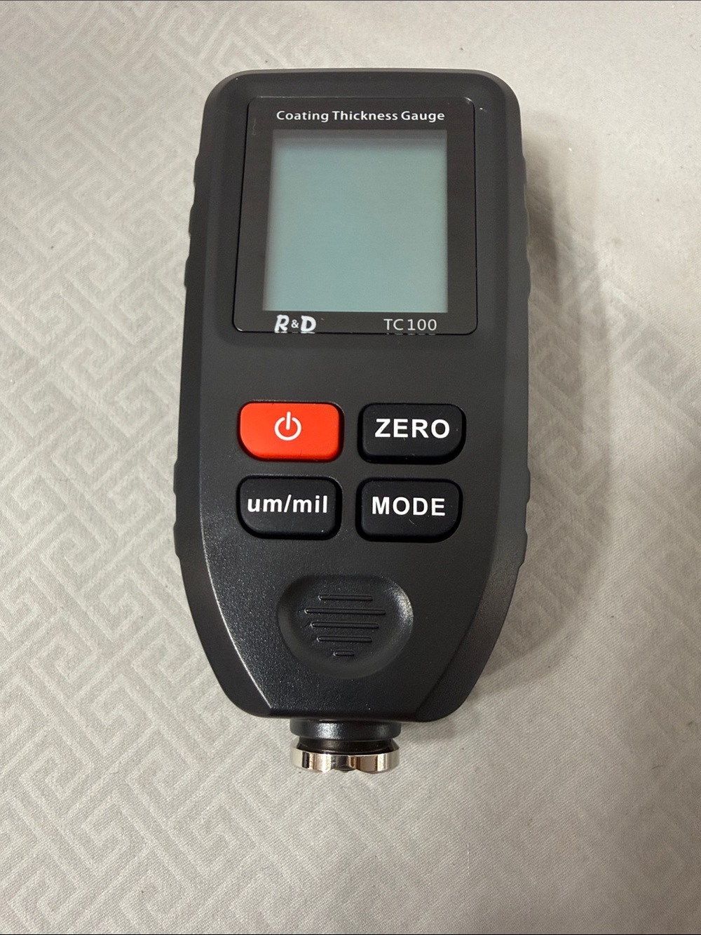 R & D Instruments TC100 Coating Thickness Gauge Display Screen Black New in Box